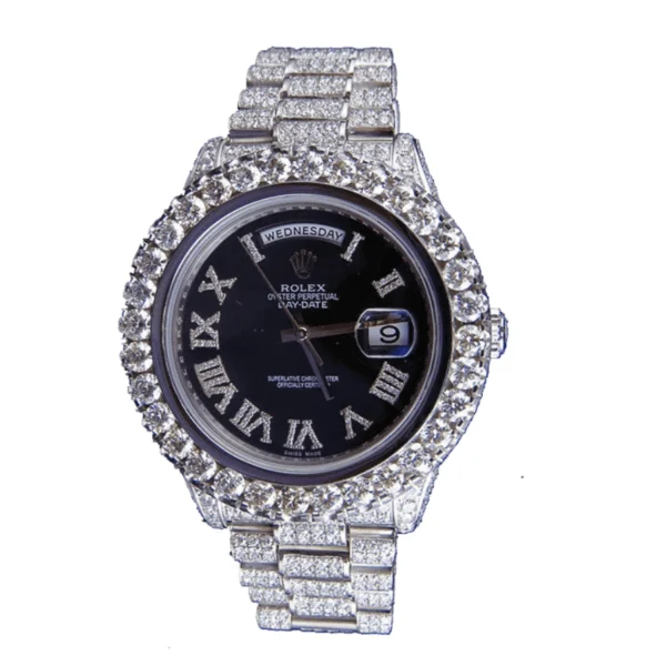 Rolex Day-Date 218239 Fully Iced Out Replica