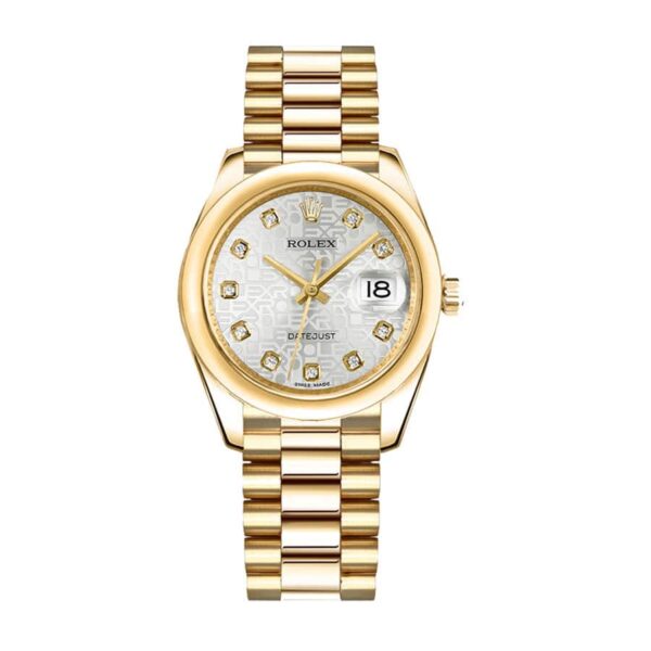 rolex-datejust-31mm-278273-yellow-gold-steel-automatic-grey-with-diamond-dial.jpg Rolex Datejust Grey Diamond Replica