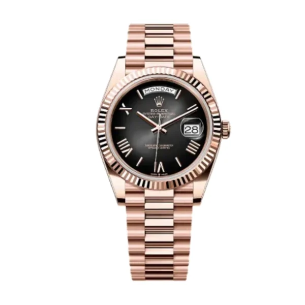 Rolex Day-Date 40 Black Smoke Dial Replica